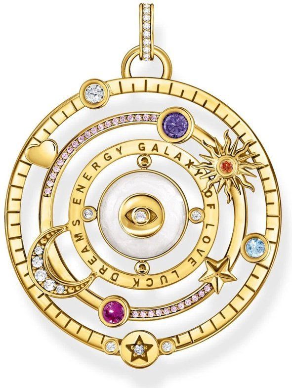 Thomas Sabo - Hanger - Veelkleurig - Zilver - Geel Goud Verguld - 925/-