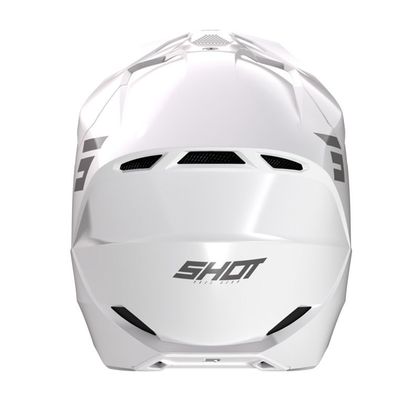 Casque cross Shot FURIOUS - SOLID - GLOSSY 2023 - Blanc