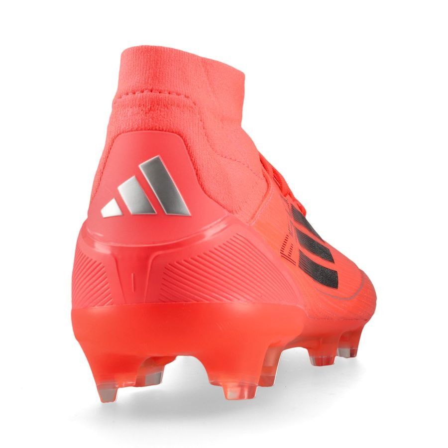 adidas F50 Pro Mid FG Vivid Horizon - Turbo/Aurora Black/Argenté Femme