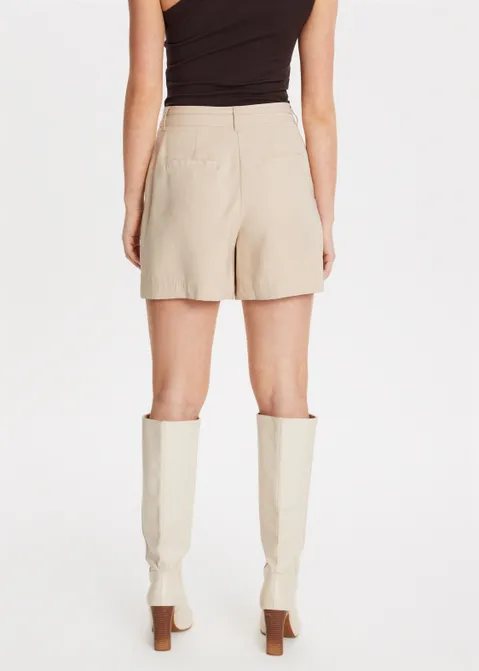 Short met plooien roze (NUDE)