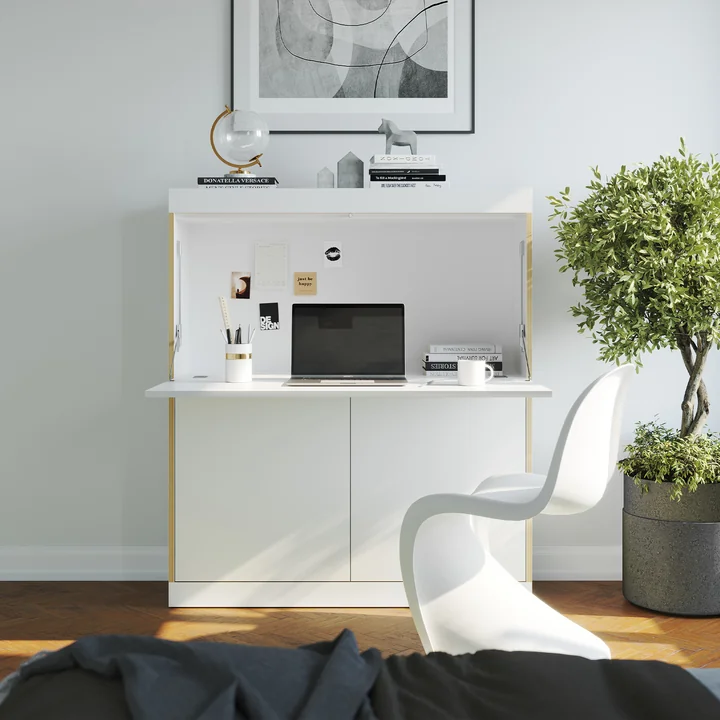 Müller Small Living - Flai Home-Office Sekretär, gross, CPL anthrazit
