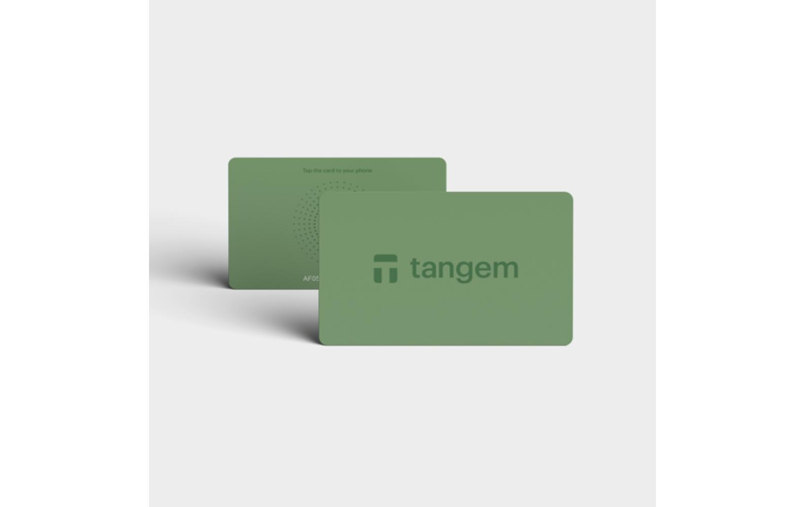 Tangem 2.0 + 50 CHF BTC Voucher Bitcoin 3 Card Set<br>Sichere Krypto-Verwahrung mit Backup-Karten und Bitcoin-Gutschein
