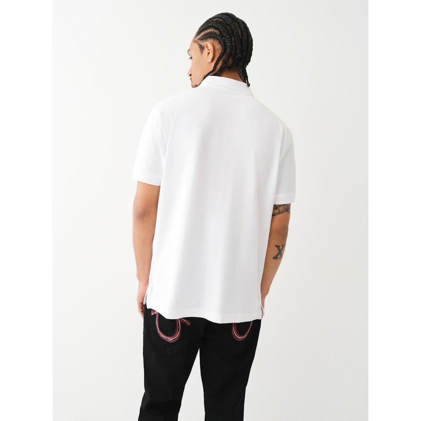 True Religion Buddha Patched Logo Polo Shirt