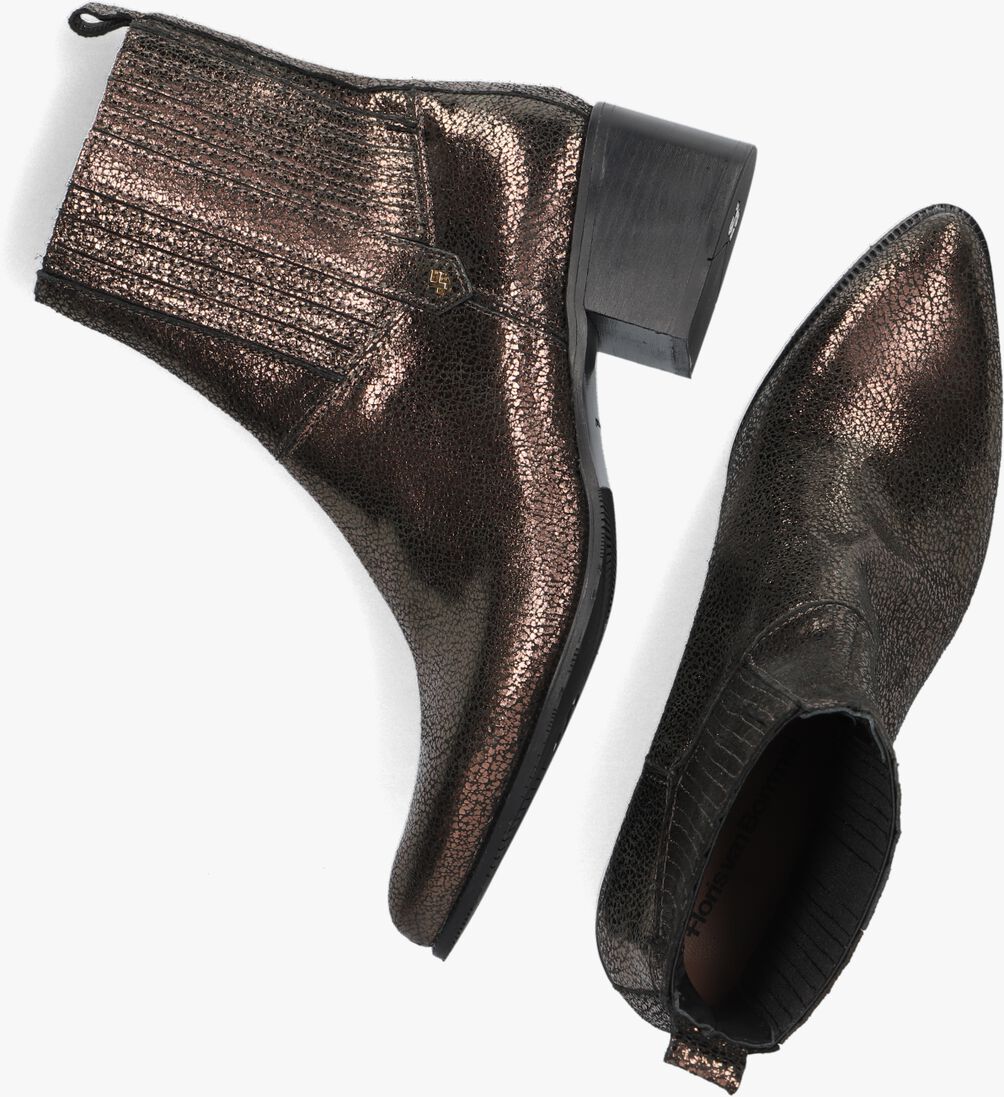 FLORIS VAN BOMMEL bruine floris van bommel enkellaarsjes sfw-50053