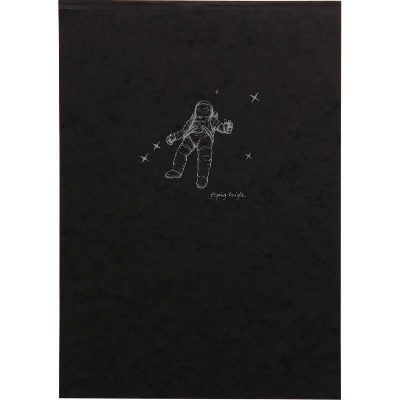 Flying Spirit bloc collé 50F A4 90g - Noir