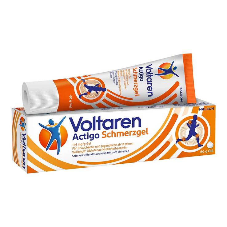 Voltaren Actigo Schmerzgel mit 1% Diclofenac, 60 g