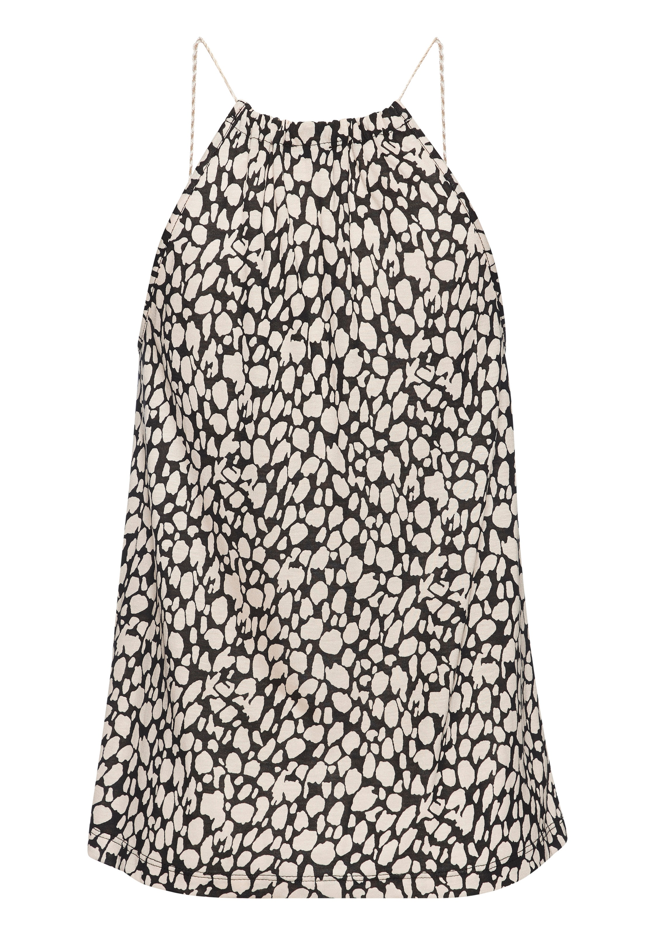 LASCANA Strandtop , mit Allover-Print und Kordelträgern
