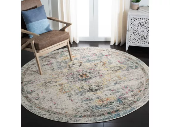 Tapis Grey & Gold 122 X 122 cm - Malaya