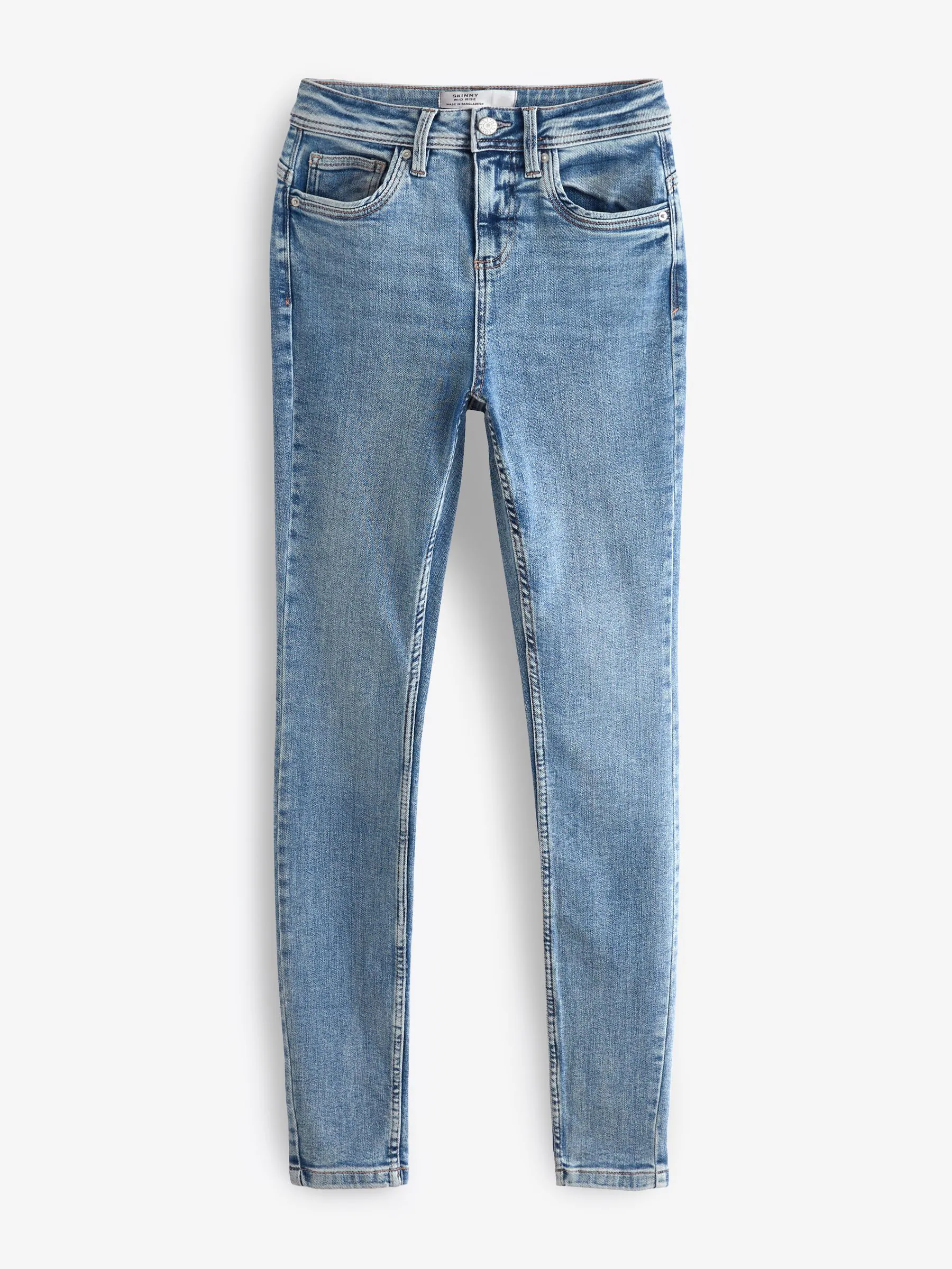 Denim midblauw - Superzachte skinny jeans