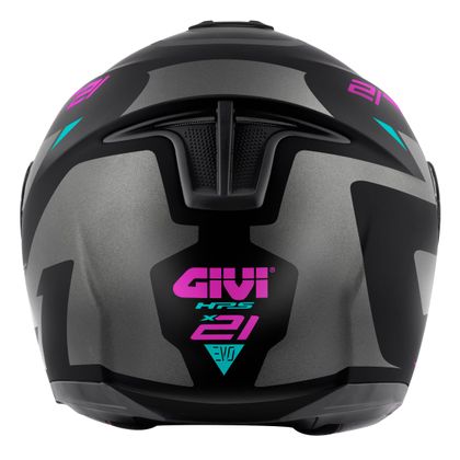 Casque Givi X.21 EVO F NUMBER LADY - Noir / Rose