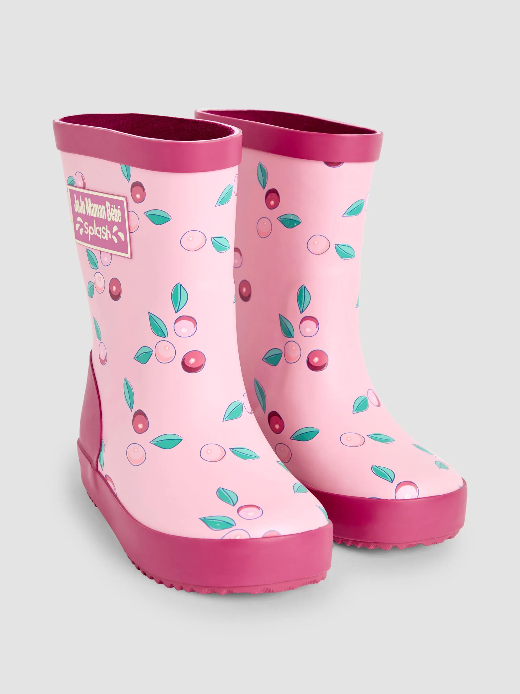 JoJo Maman Bébé Berry Print Wellies