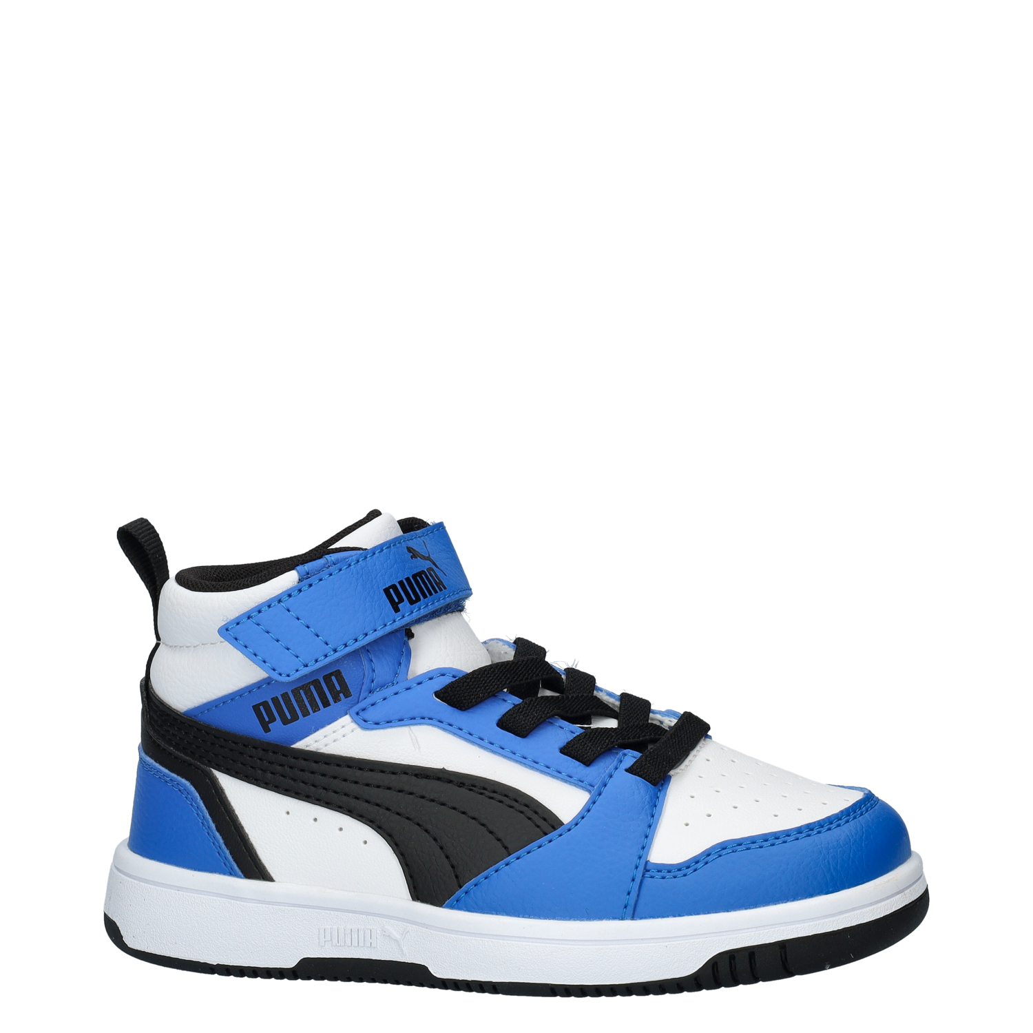 Rebound V6 Mid jongens sneaker Puma Blauw