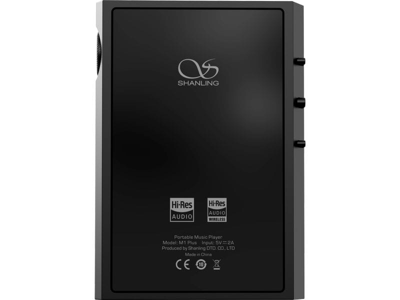 Shanling HiRes-Player M1 Plus Schwarz Portabler Musik-Player mit integriertem Tidal Streaming-Dienst
