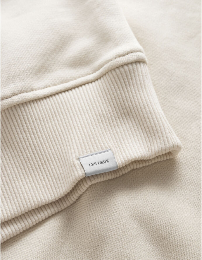 Les Deux Nørregaard Hoodie Ivory/orange