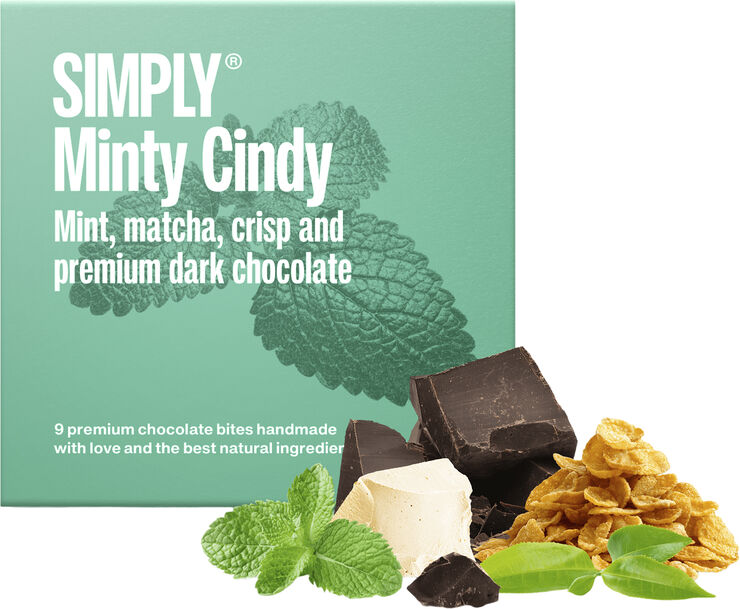Simply Chocolate Cube, Minty Cindy (90 g)