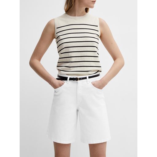 Selected Femme Lexia Denimshorts, Snow White, 34