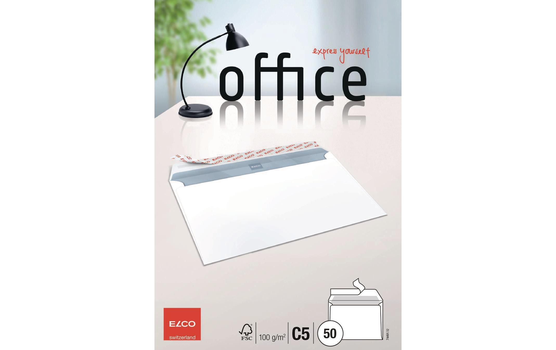 Couvert Office C5 ohne Fenster, 50 StückBriefumschlag 50 Stück