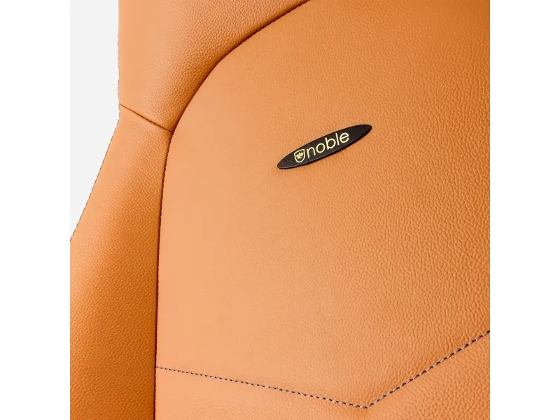 noblechairs ICON, Real Leather - Cognac / Black Gamer Stol - Brun / Sort - Læder - Op til 150 kg