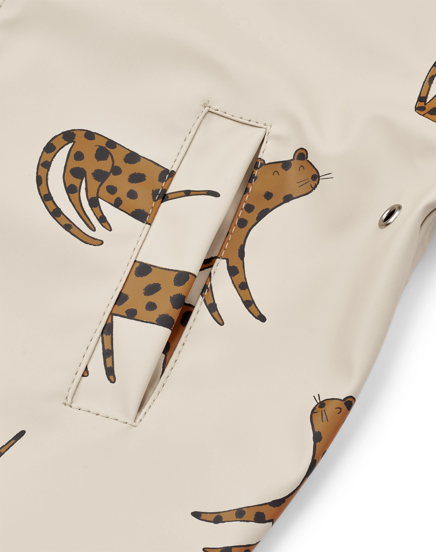 Regenjacke MELODI LEOPARD in sandy