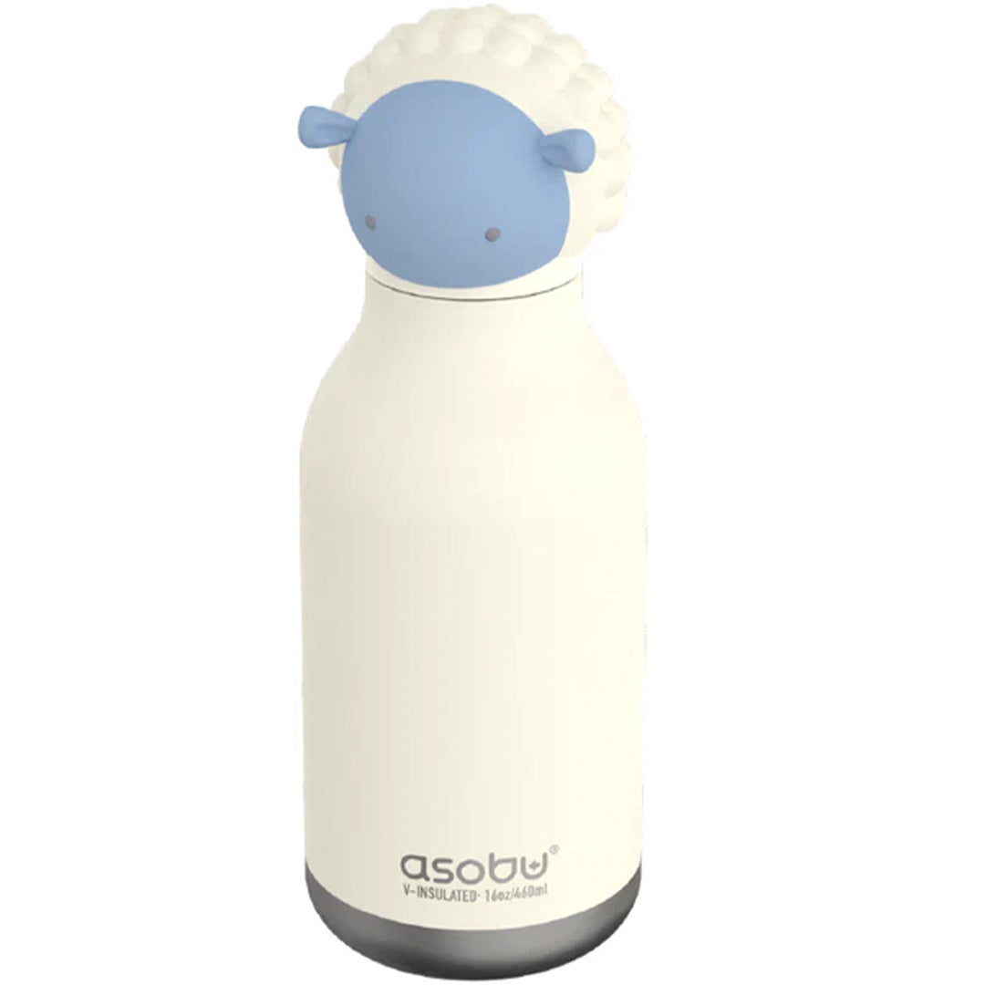 Asobu rvs drinkfles bestie - schaap - 460 ml