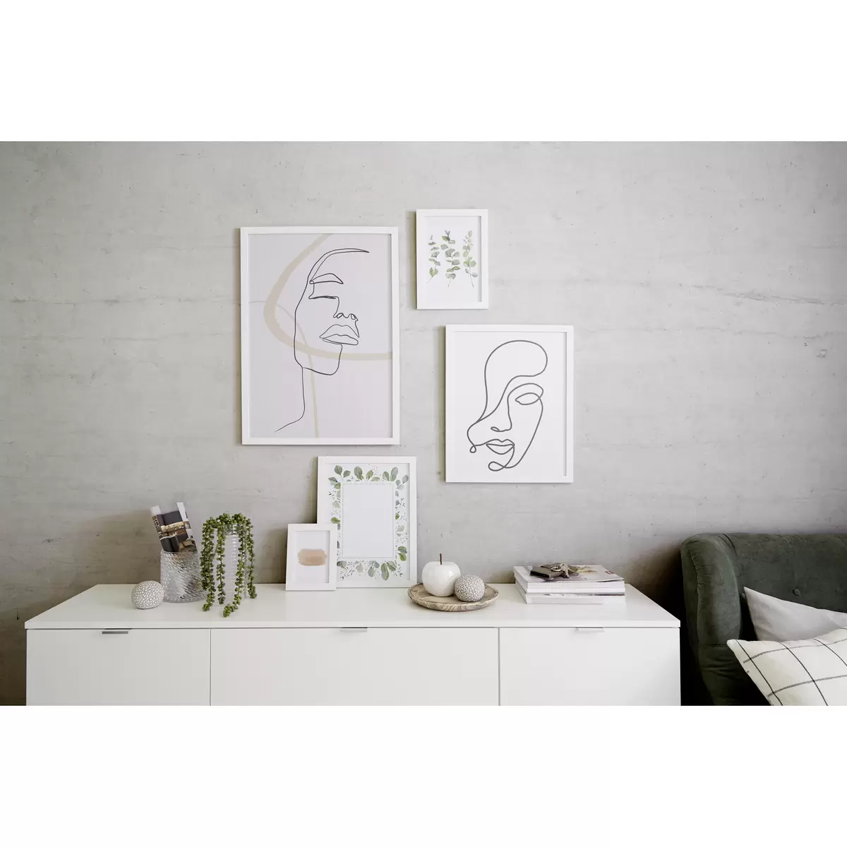 Bilderrahmen 50x70 Caralina / Luca Bessoni weiss