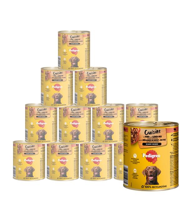 Pedigree® Nassfutter für Hunde Adult, Rind-