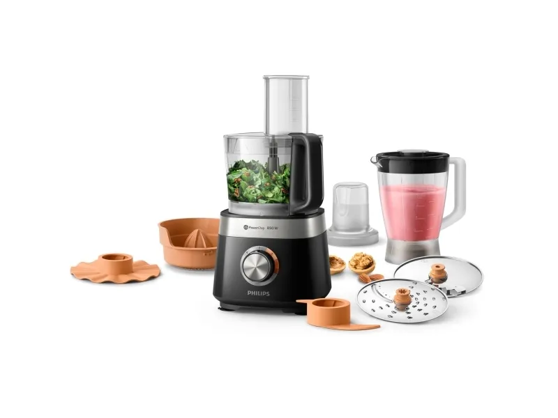 Philips Viva Collection HR7530 - Køkkenmaskine - 850 W - sort