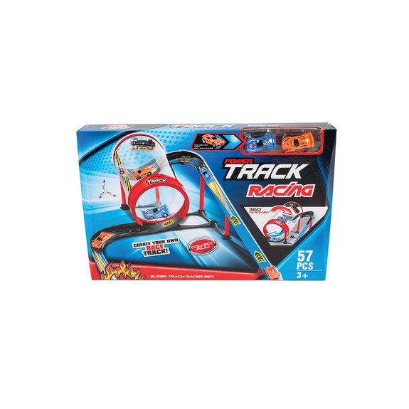 Circuit tube géant + 2 voitures
