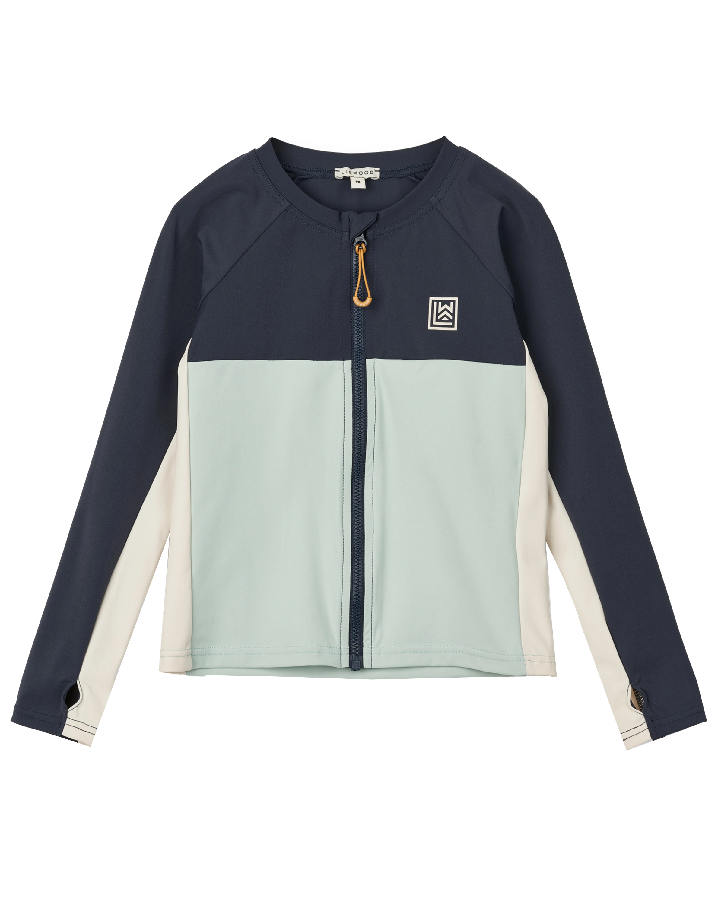 Badeshirt AVALON mit Zipper in navy