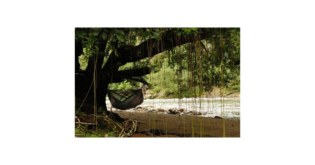 AmazonasUL Adventure Mosquito Thermo hangmat  (Groen/bruin)