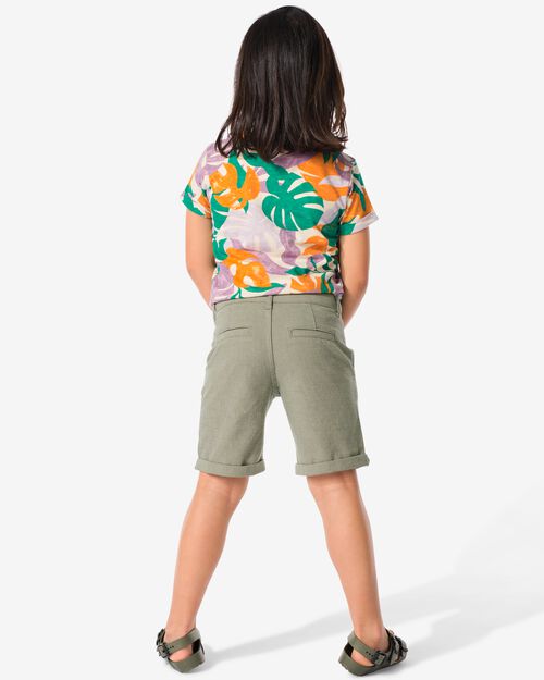 short enfant vert clair