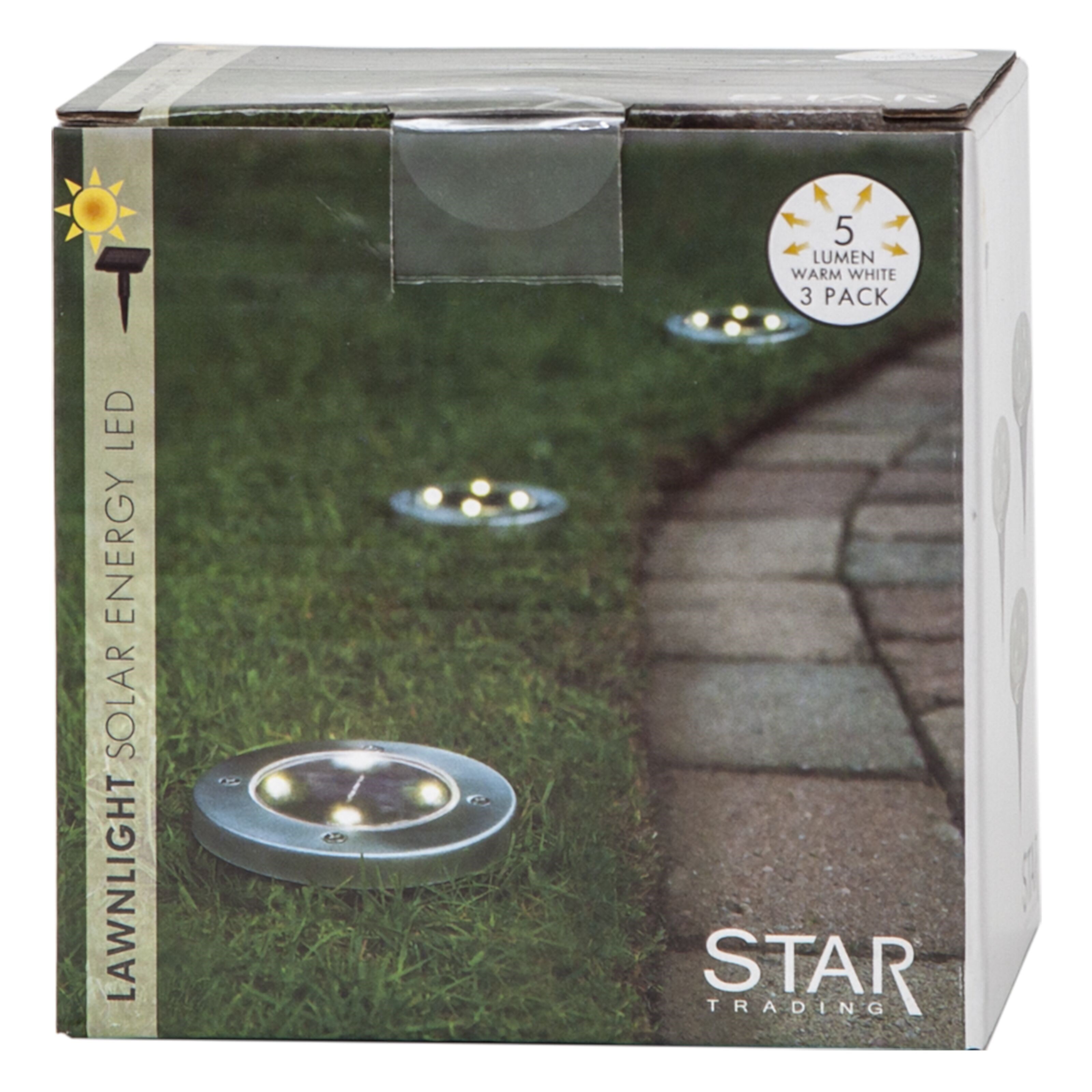 Star Trading Lawnlight Solcelledrevet belysning 3-pk.