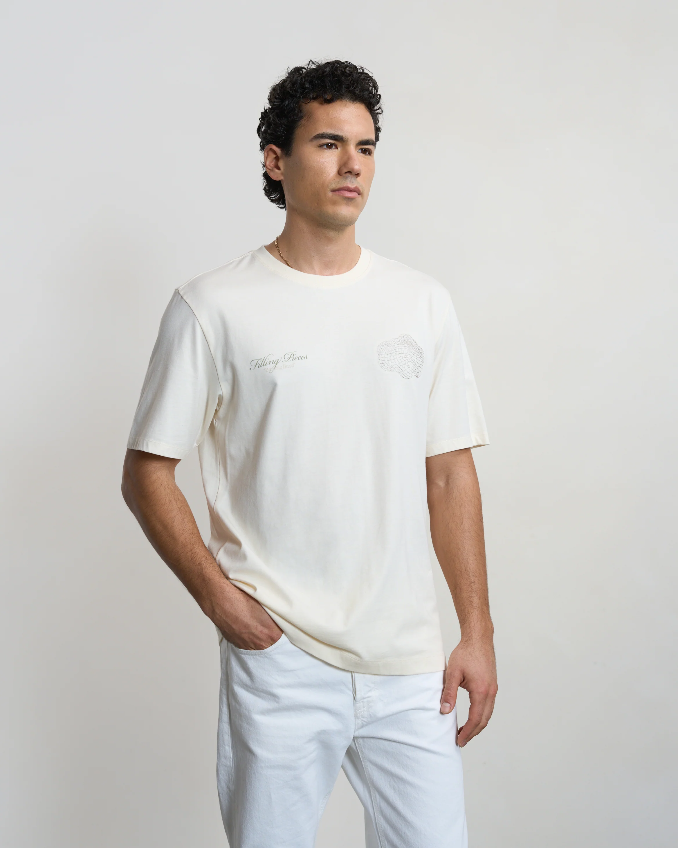 T-shirt Citrus Antique White
