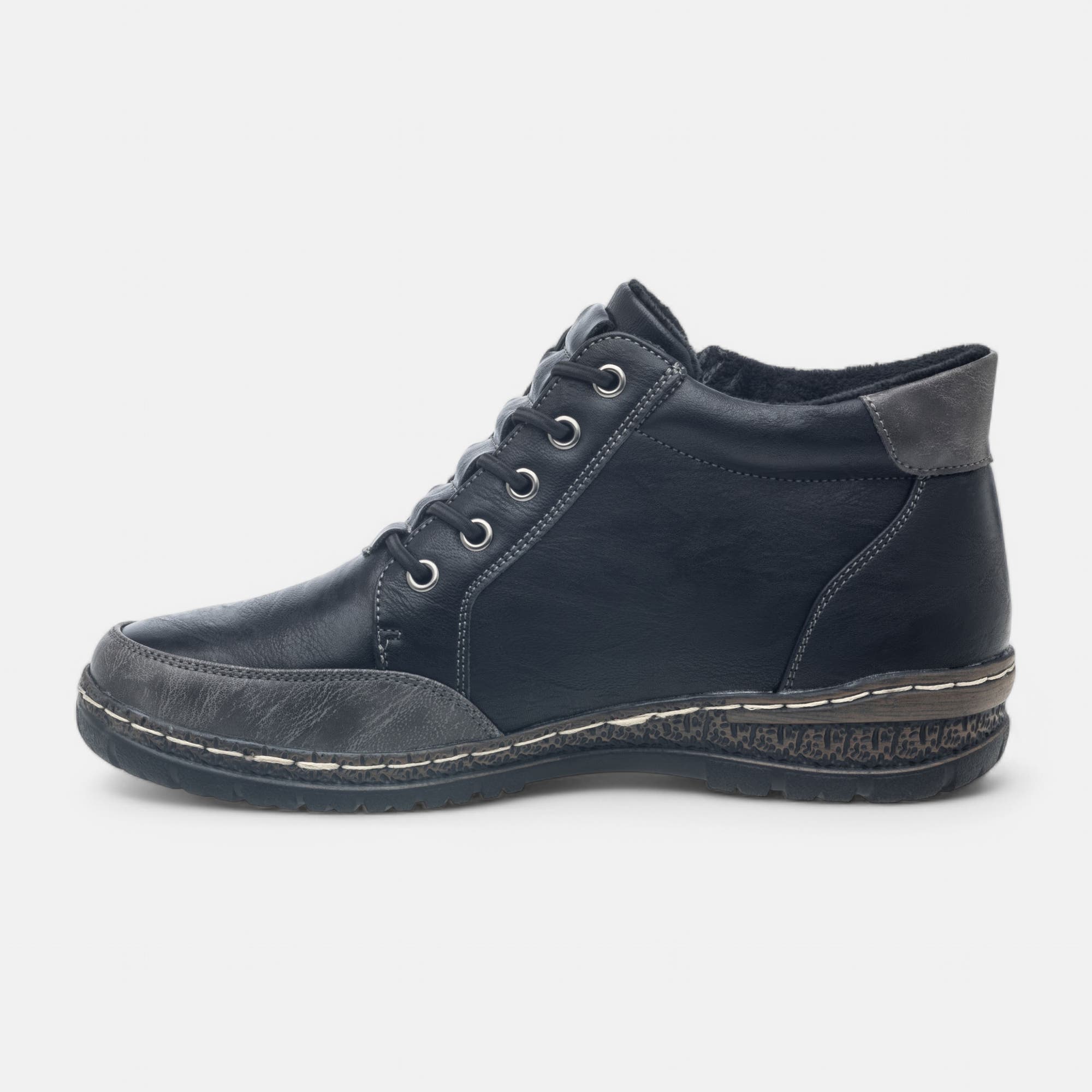 Bottines à lacets Femme noir