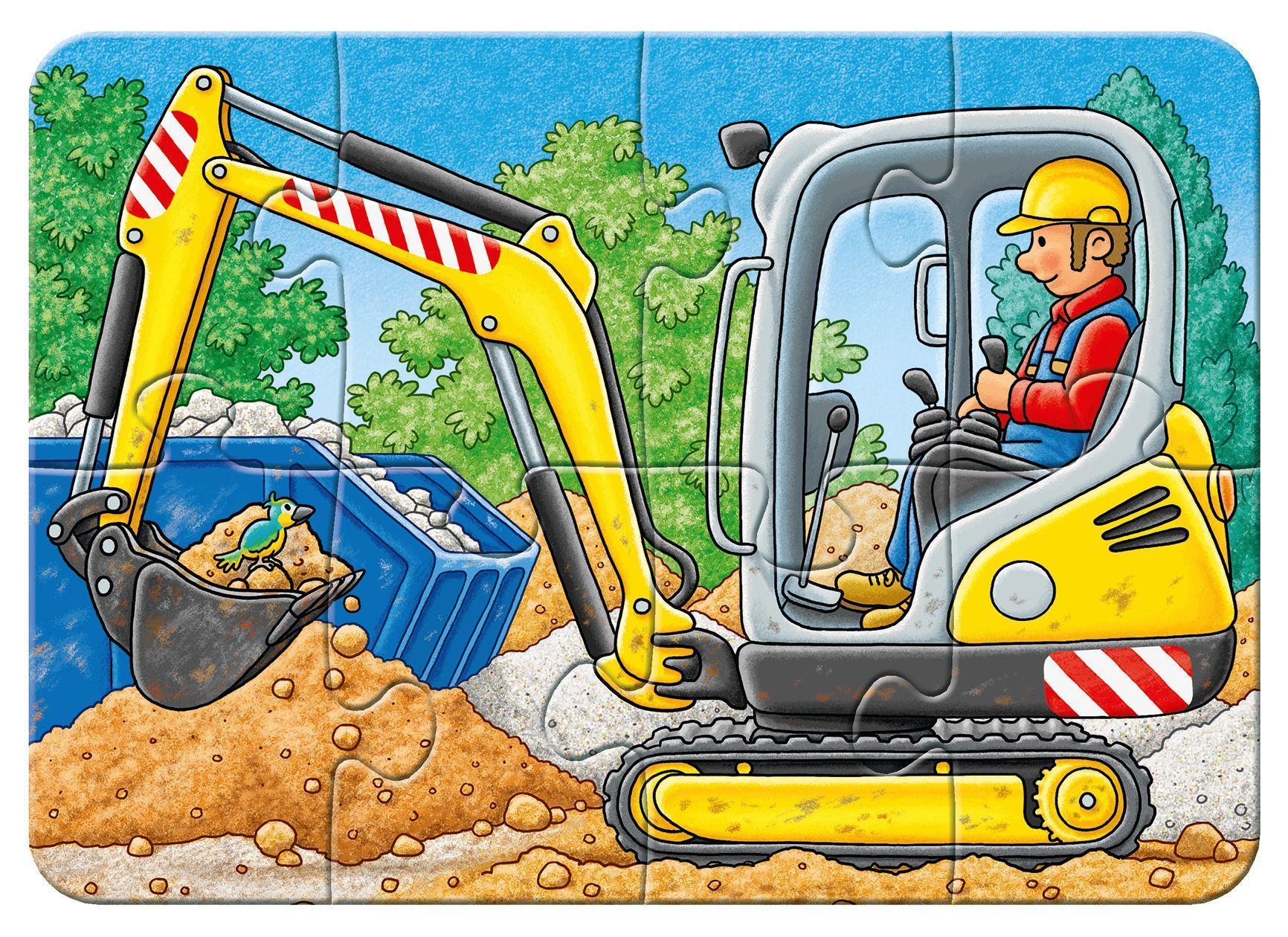 My first puzzles – Bei der Arbeit 2/4/6/8-teilig