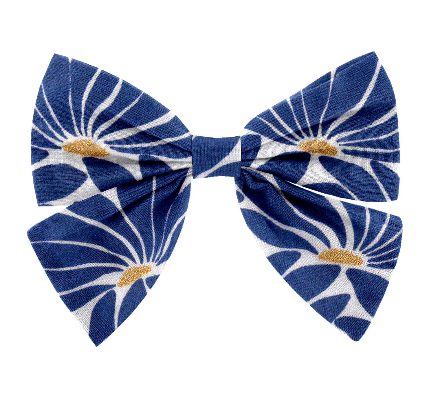 Barrette Noeud Papillon Soleil Levant