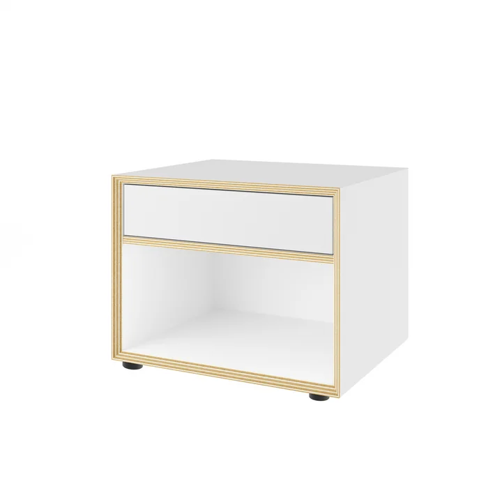 Müller Small Living - Vertiko kleine Kommode mit Schublade oben, weiss