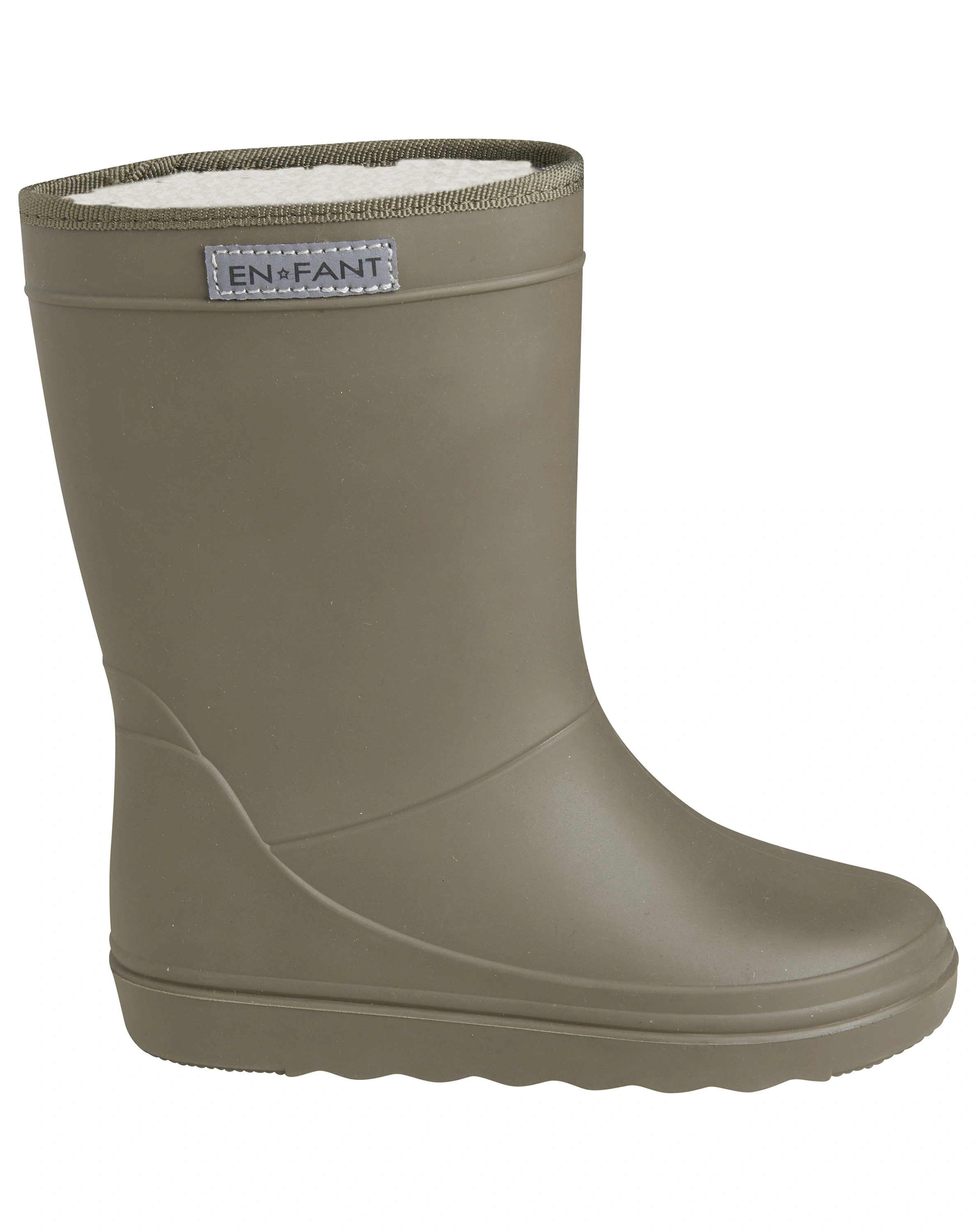 Gummistiefel SOLID gefüttert in olive