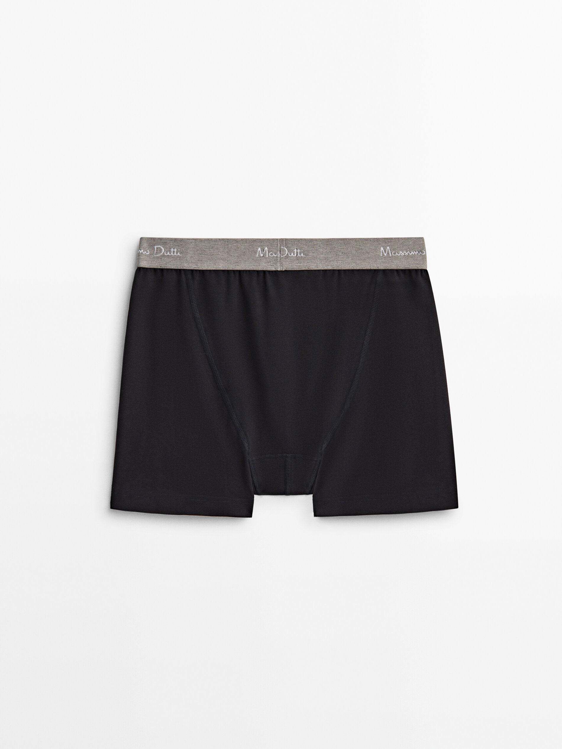 Cueca boxer cinza - AZUL ESCURO