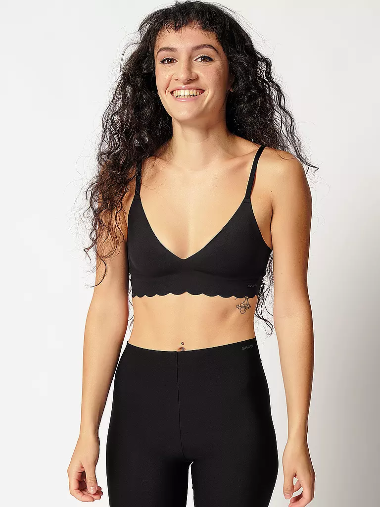 SKINY Soft BH ohne Bügel black schwarz