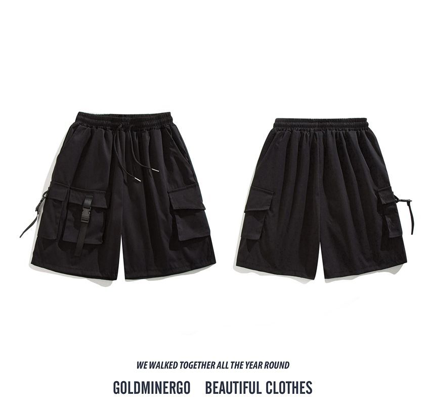 Yelmenor - Cargoshorts met trekkoordtaille en losse pasvorm