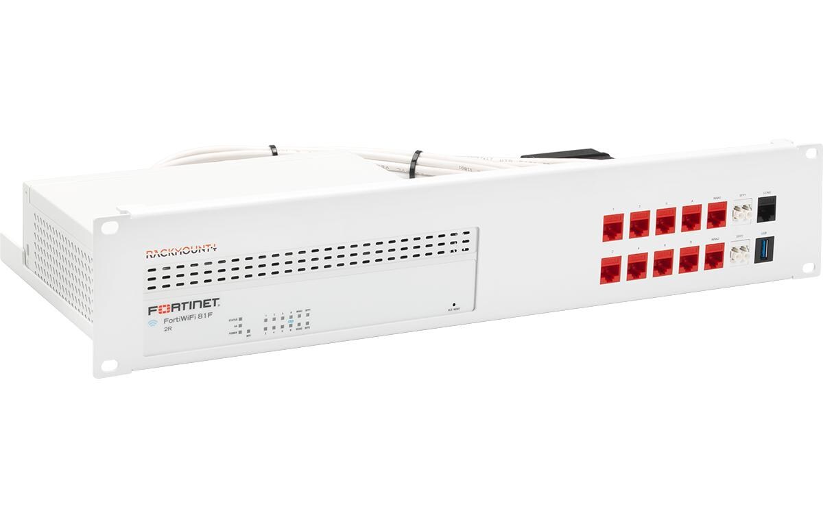 Rackmount Kit RM-FR-T18 für FortiGate 80F-POE / 81F-POE<br>Rackmount Kit für FortiGate 80F-POE / 81F-POE