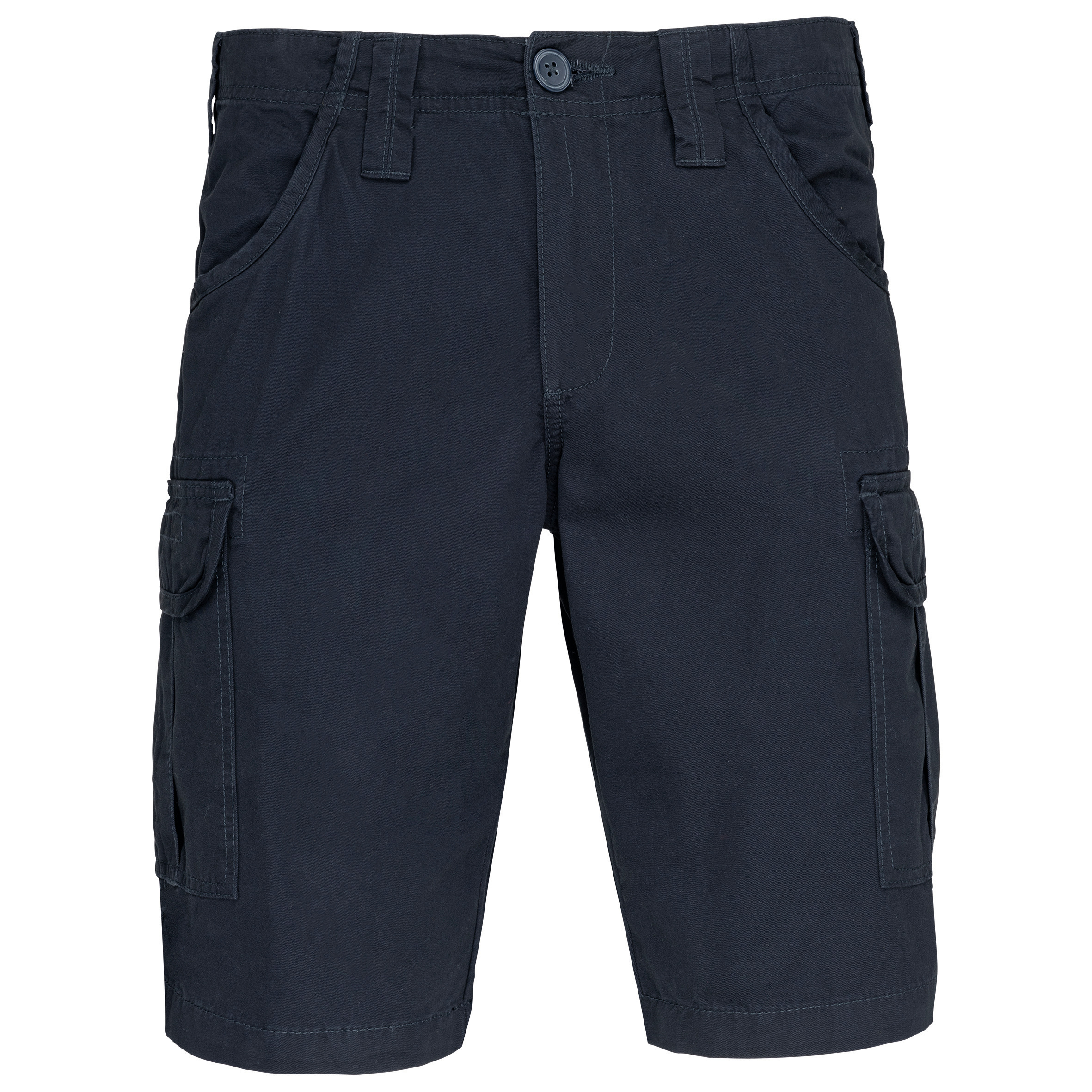 Kariban K766 - Bermuda Homme Multi-Poches en Coton Lavé