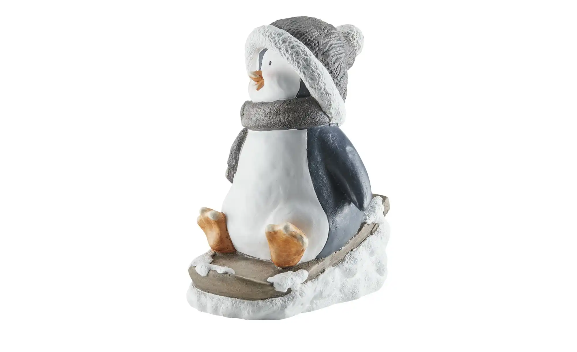 HOME STORY Deko Pinguin mit Schlitten
