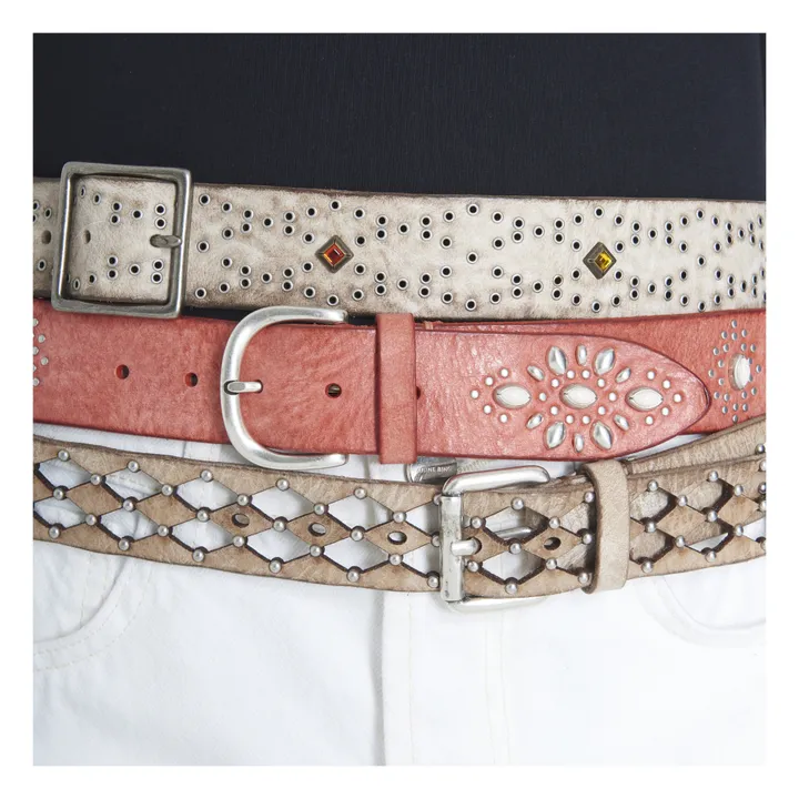 Post and Co Ceinture N°10055 | Rouge brique