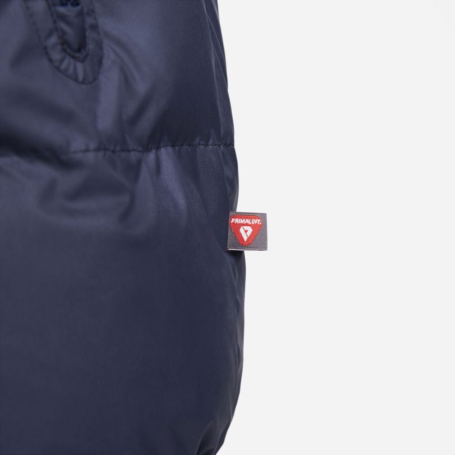 Nike Manteau d'Hiver Storm-FIT Coupe-Vent Primaloft Puffer - Bleu Marine/Blanc Cassé