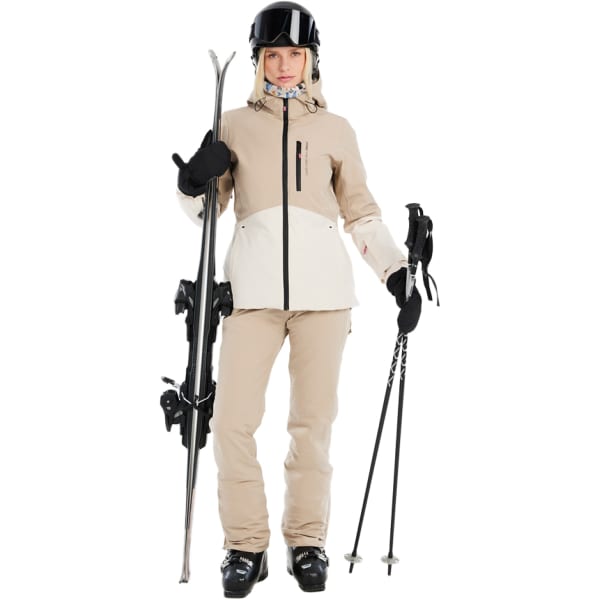 Veste de ski PROTEST PRTDISK SNOWJACKET W BAMBOO BEIGE