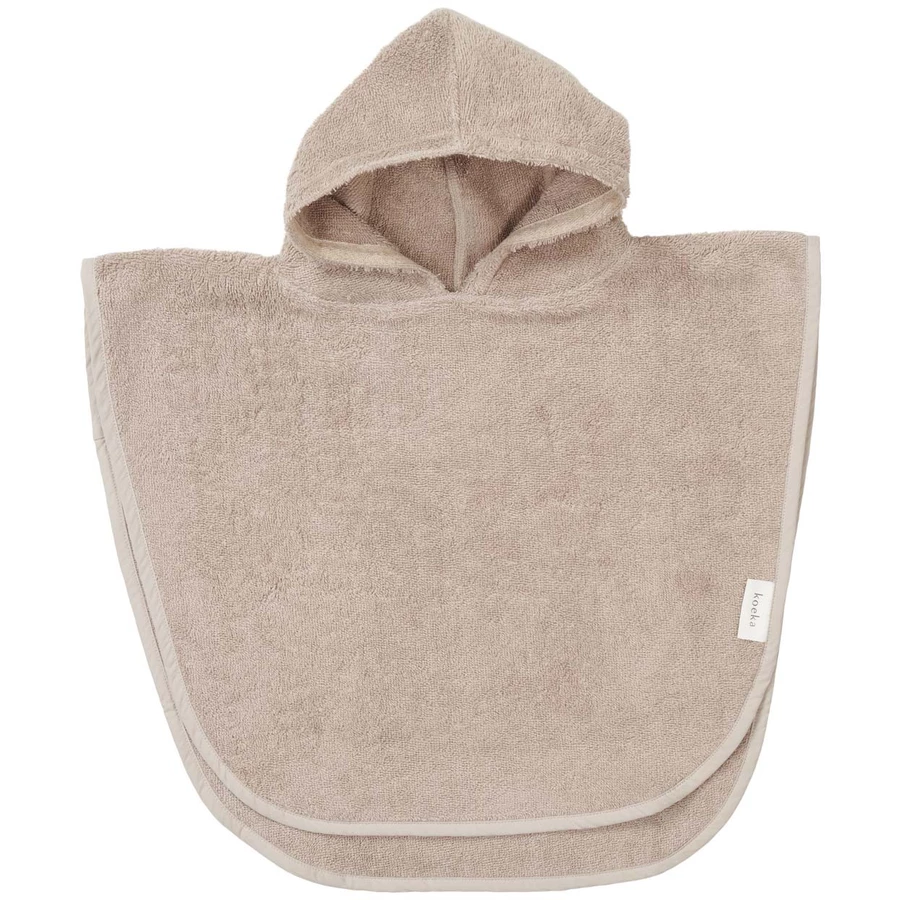 koeka Badeponcho Dijon Daily Taupe
