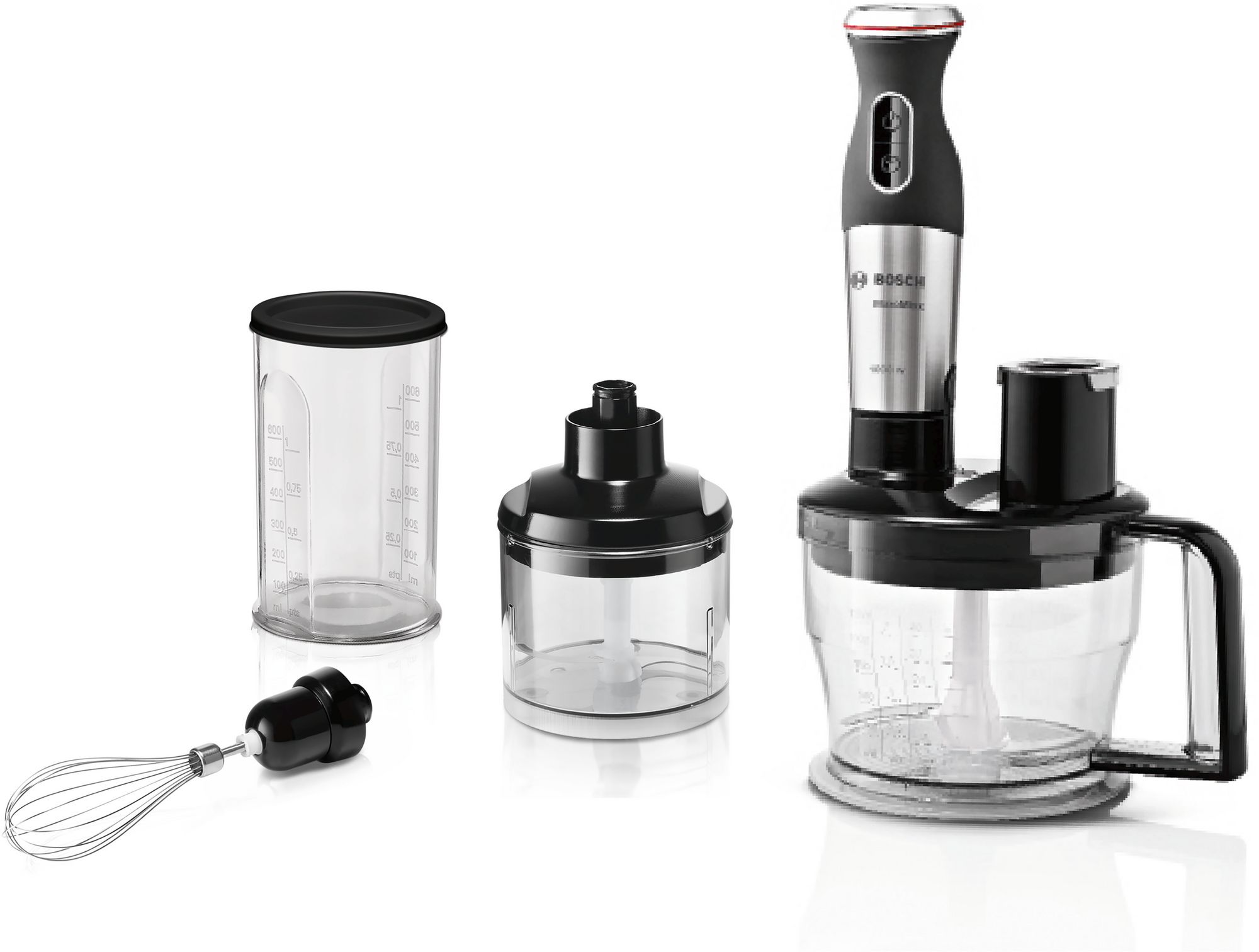 Batedeira manual MaxoMixx 1000W, aço inoxidável, MS8CM6190