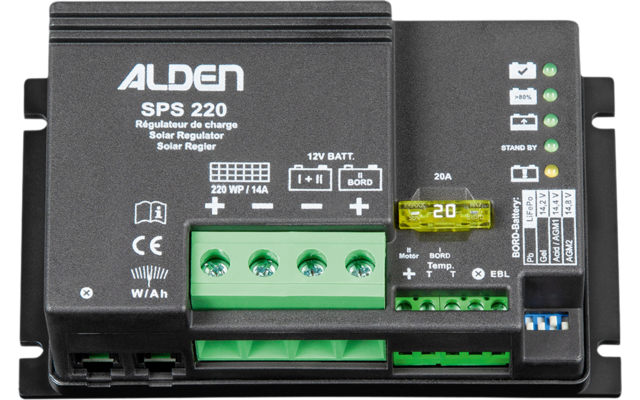 HIGH POWER Solarset Easy Mount3 120 Watt inkl. Solarregler